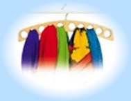 Hanger with Colorful Clothes